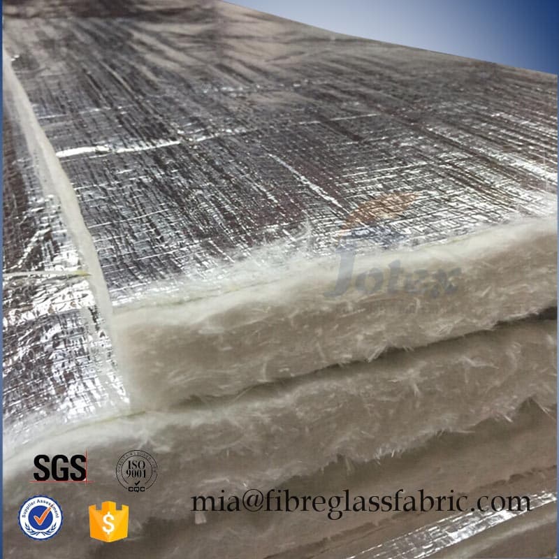 Alu Coated Glass Fiber Needle Mat for thermal insulation